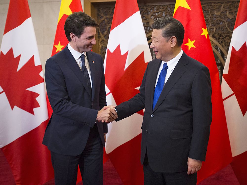  Then prime minister Justin Trudeau meets Chinese President Xi Jinping in Beijing on Dec. 5, 2017. Trudeau’s pushing of social or democracy issues during foreign trips was sometimes seen as preachy by other countries, including China.