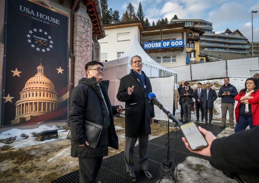 European leaders will confront Trump's tariff pressure at Davos summit