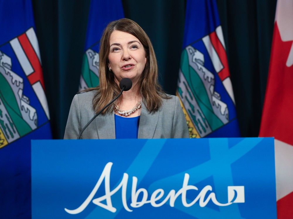 Alberta Premier Danielle Smith says she's losing patience with what she views as the reticence of federal officials to give her a "number"