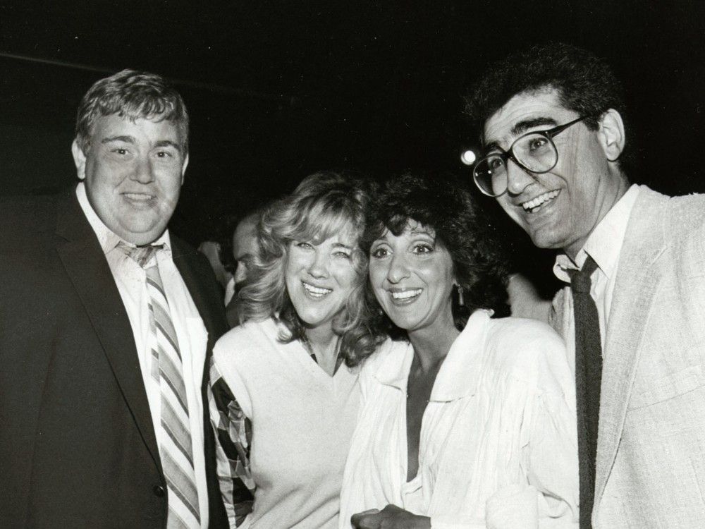 SCTV’s Catherine O’ Hara, Andrea Martin and Eugene Levy, in a 1983 photo, did voices for Famous People Players. SCTV’s Catherine O’ Hara, Andrea Martin and Eugene Levy, in a 1983 photo, did voices for Famous People Players.