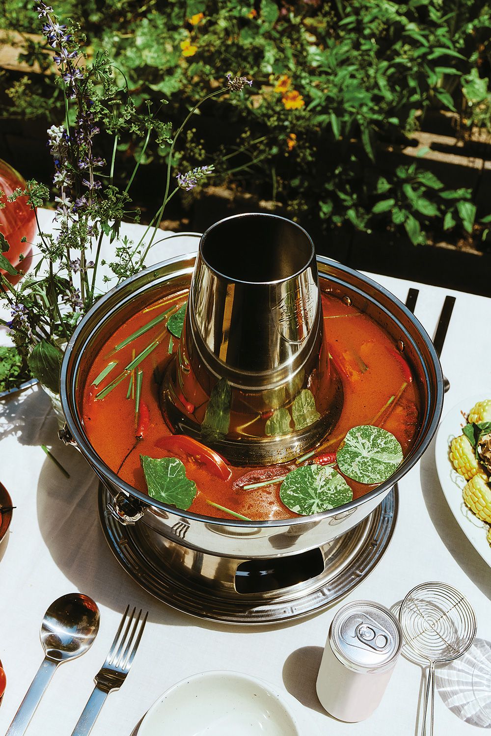  “It’s one of my favourite broths,” Natasha Pickowicz says of the combination of charred tomato and aromatic lemongrass.