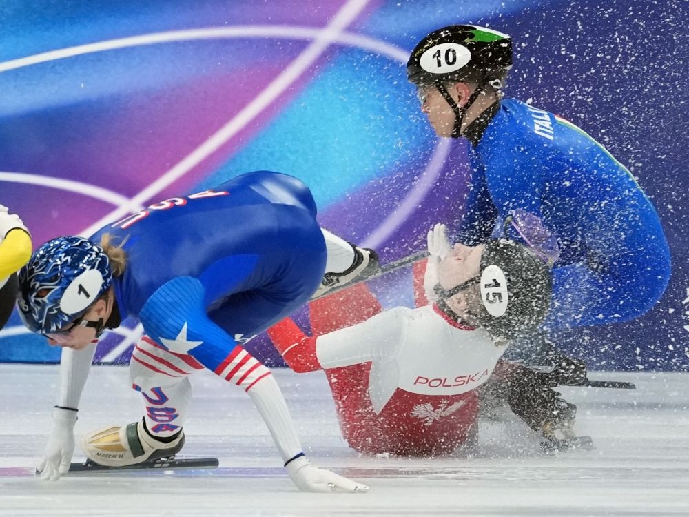 Polish Olympic speed skater gives update after taking blade to face in horrific crash