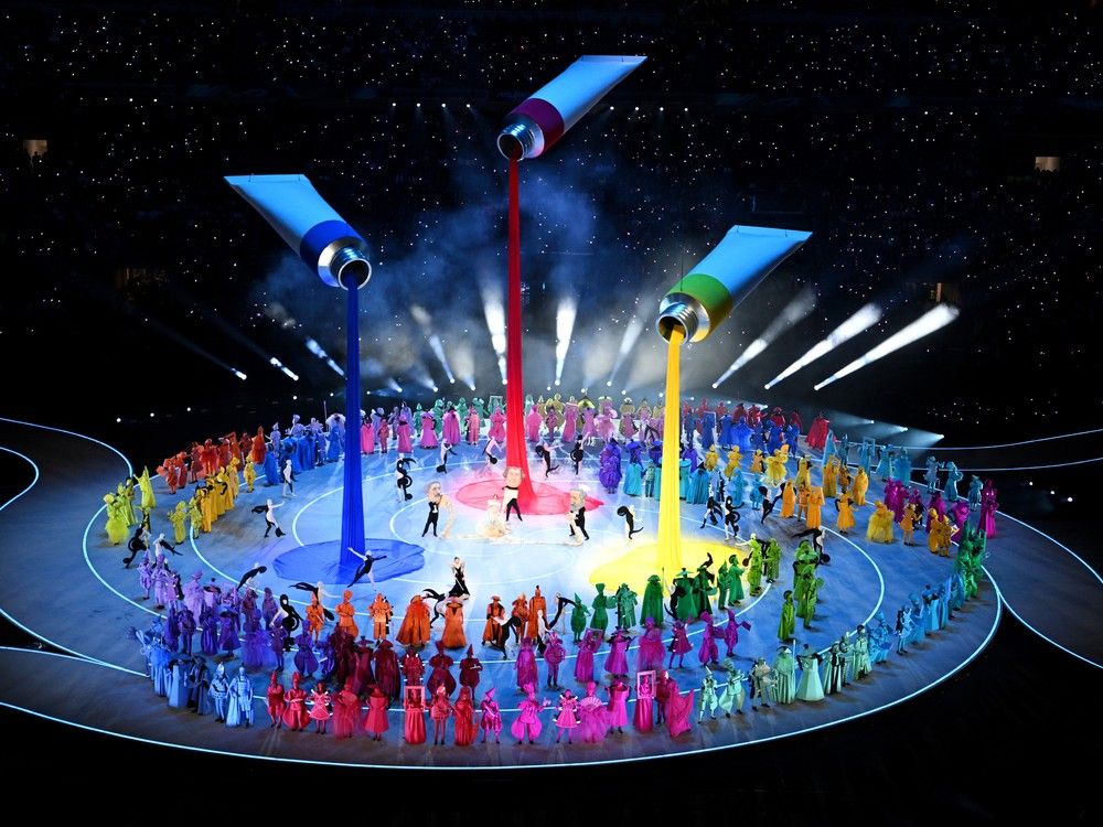 A general view of a parade of performers dressed as symbols of Italian imagination and creativity during the opening ceremony of the Milano Cortina 2026 Winter Olympics at San Siro Stadium on Feb. 06, 2026 in Milan, Italy. A general view of a parade of performers dressed as symbols of Italian imagination and creativity during the opening ceremony of the Milano Cortina 2026 Winter Olympics at San Siro Stadium on Feb. 06, 2026 in Milan, Italy.