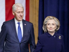 Bill Clinton and Hillary Clinton.