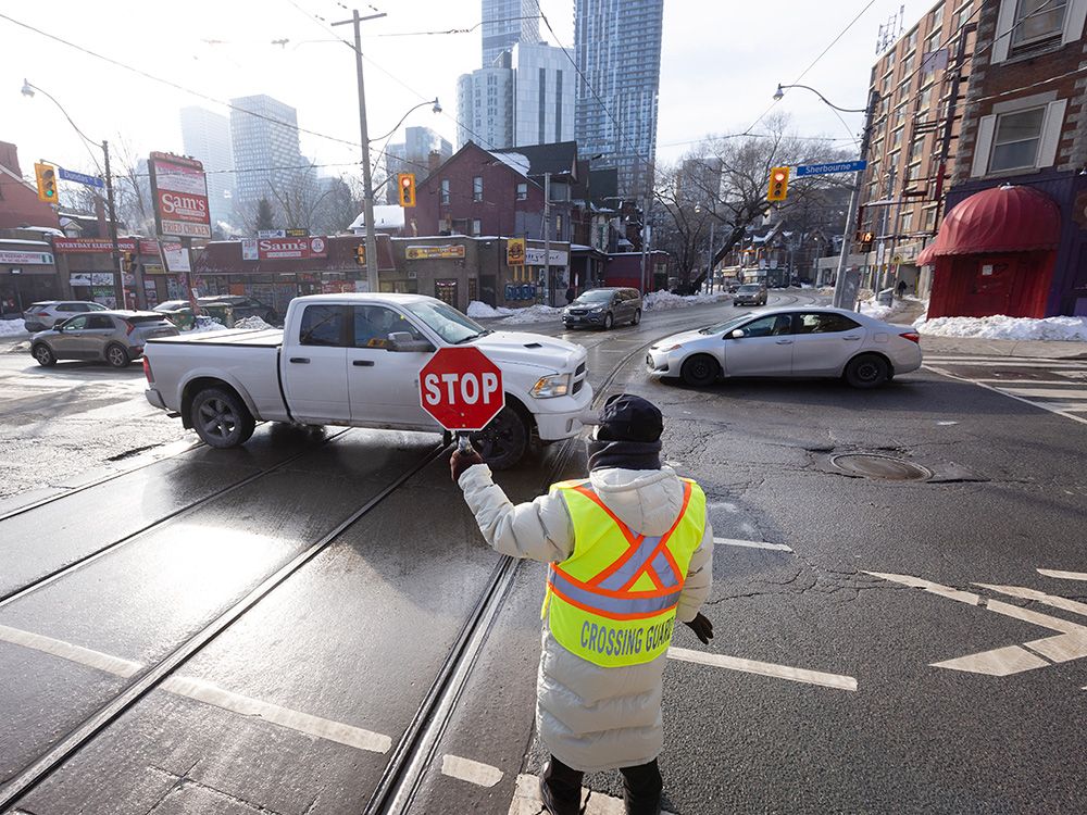 The “deeply troubled” neighbourhood — according to the judge — around the intersection of Dundas and Sherbourne streets in Toronto. The “deeply troubled” neighbourhood — according to the judge — around the intersection of Dundas and Sherbourne streets in Toronto.