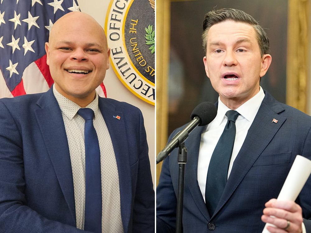 Poilievre distances himself from MP's comments about anti-U.S. 'hissy fit'