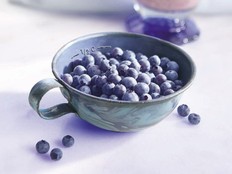 Frozen blueberries