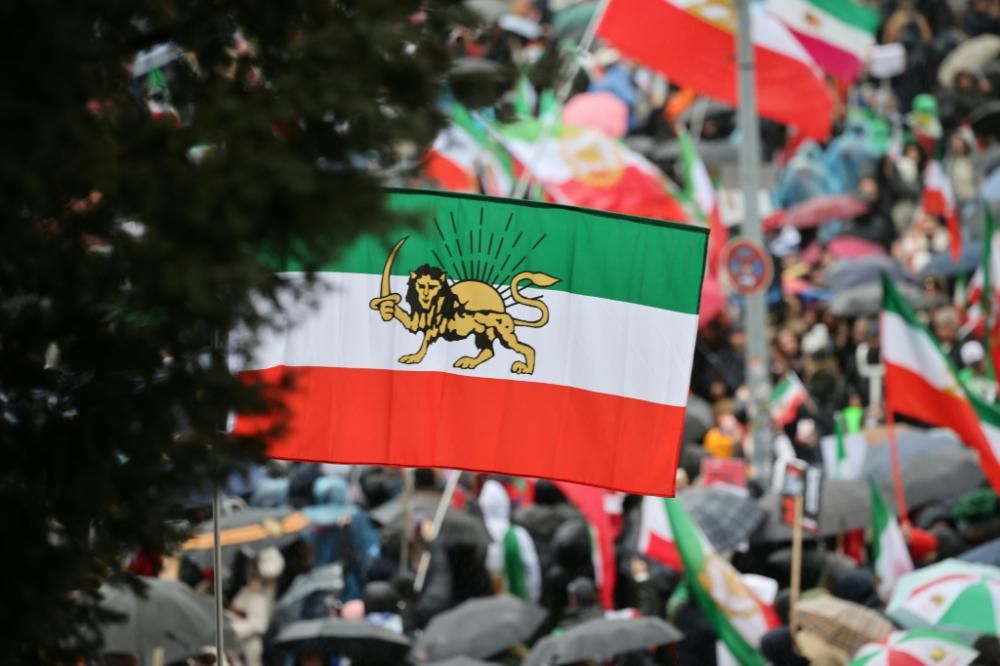 Son of Iran's last shah urges U.S. action as supporters rally in Munich