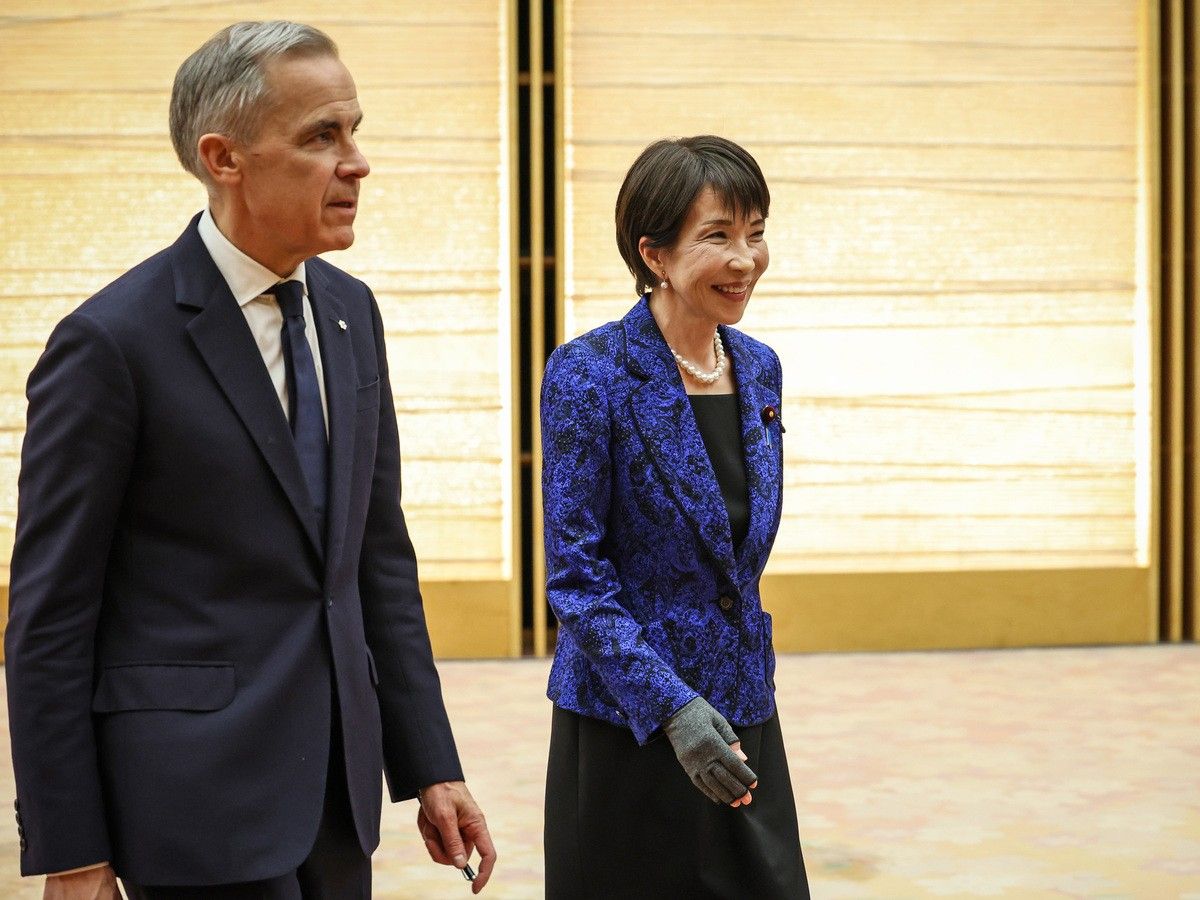 Carney meets Japan’s ‘Iron Lady’ and tests out his rusty Japanese skills