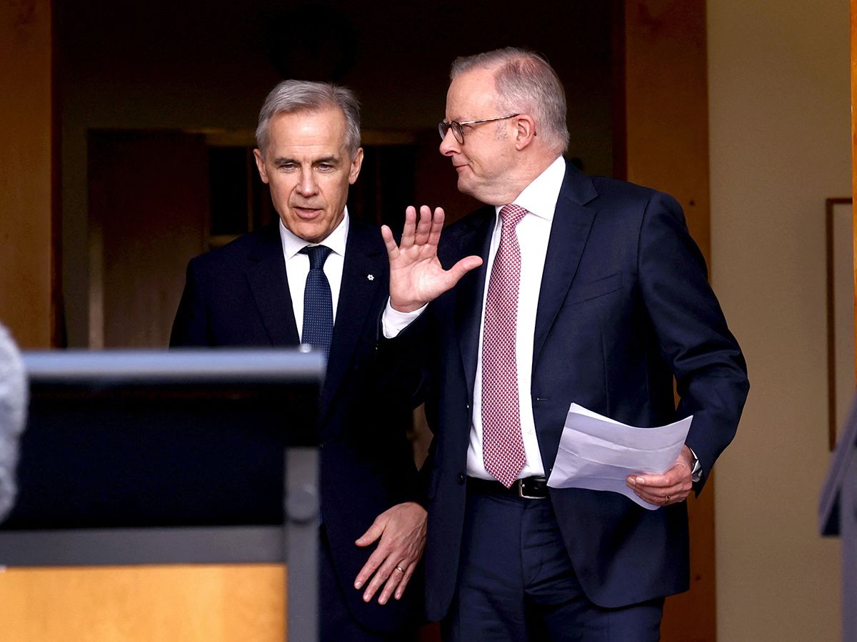 Prime Minister Mark Carney did not rule out future military participation in Iran “when it makes sense.”