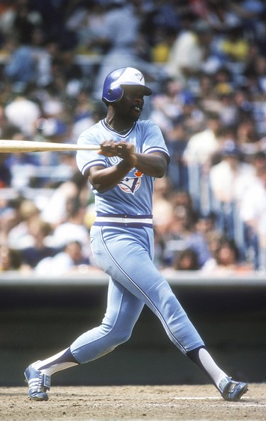 Al Woods — swinging for Toronto against the New York Yankees in a 1981 game — marked the first at bat of his career when the Blue Jays played their inaugural game at Exhibition Stadium on April 7, 1977.