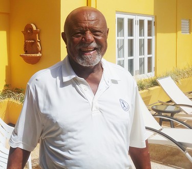 Pedro García, original Blue Jays member of the 1977 team, in Puerto Rico in 2026.