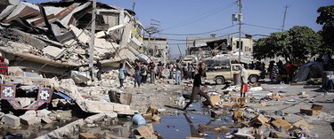 A street in Port-au-Prince, just days after a 7.0-magnitude earthquake struck Haiti on Jan. 12, 2010, ultimately killing more than 200,000 people, according to some estimates.