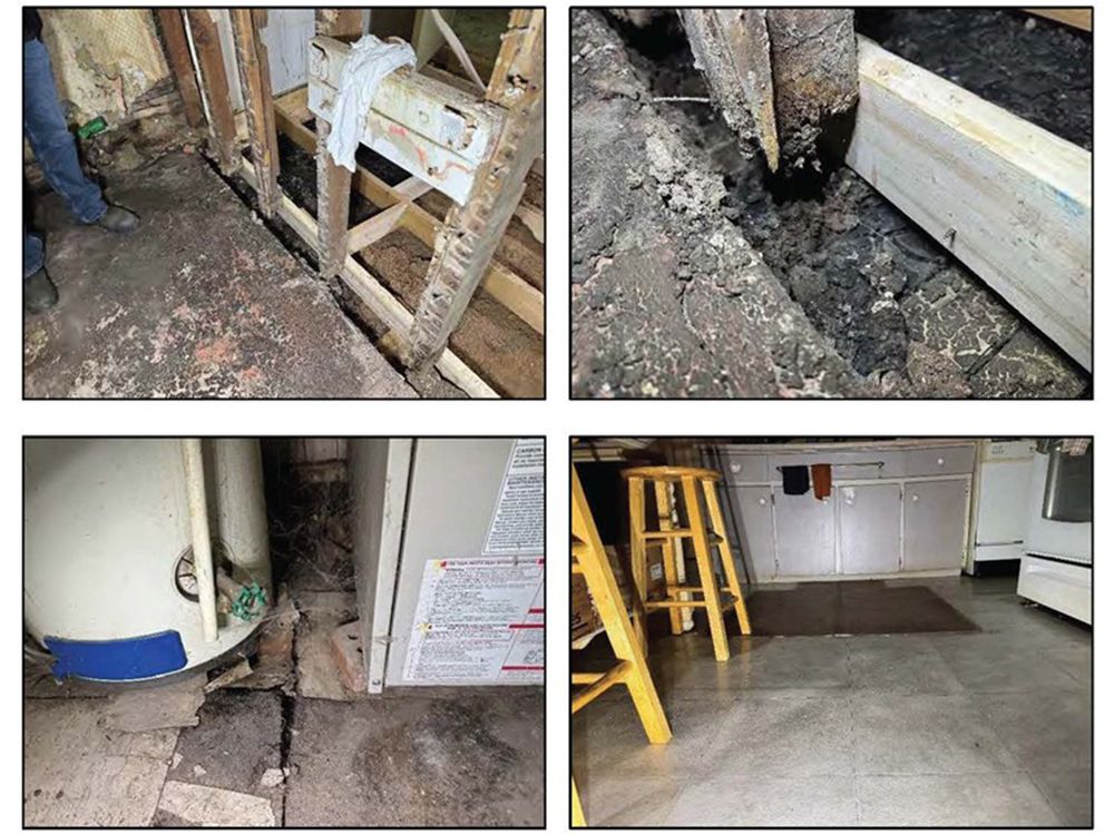 An image from an engineering report supplied to the court from a house in Hamilton, Ont., owned by the city’s mayor Andrea Horwath. An image from an engineering report supplied to the court from a house in Hamilton, Ont., owned by the city’s mayor Andrea Horwath.