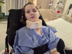Maya Gebala in hospital