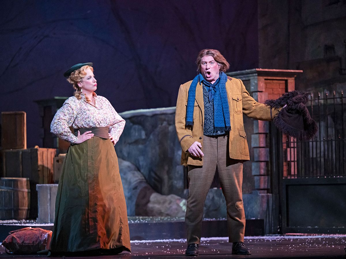 Scene from La Bohème.