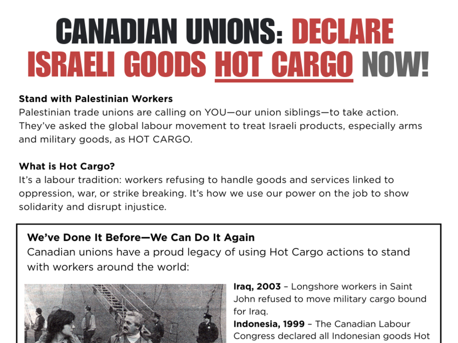 Opinion: Anti-Zionist activists are hijacking Canadian unions