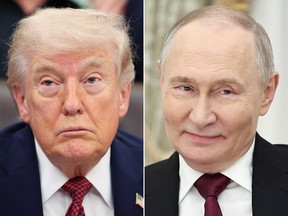 Donald Trump and Vladimir Putin.