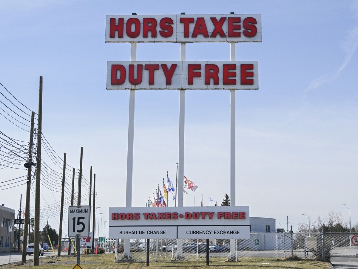 Fewer Canadians are crossing the border — and duty-free shops are paying the price