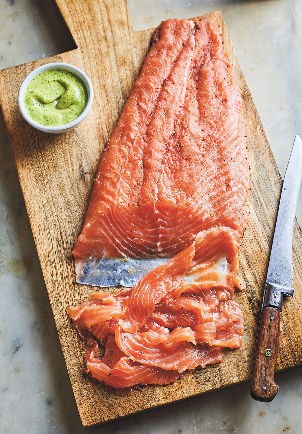 Gravlax with caraway and coriander