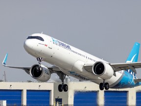 Air Transat plane.