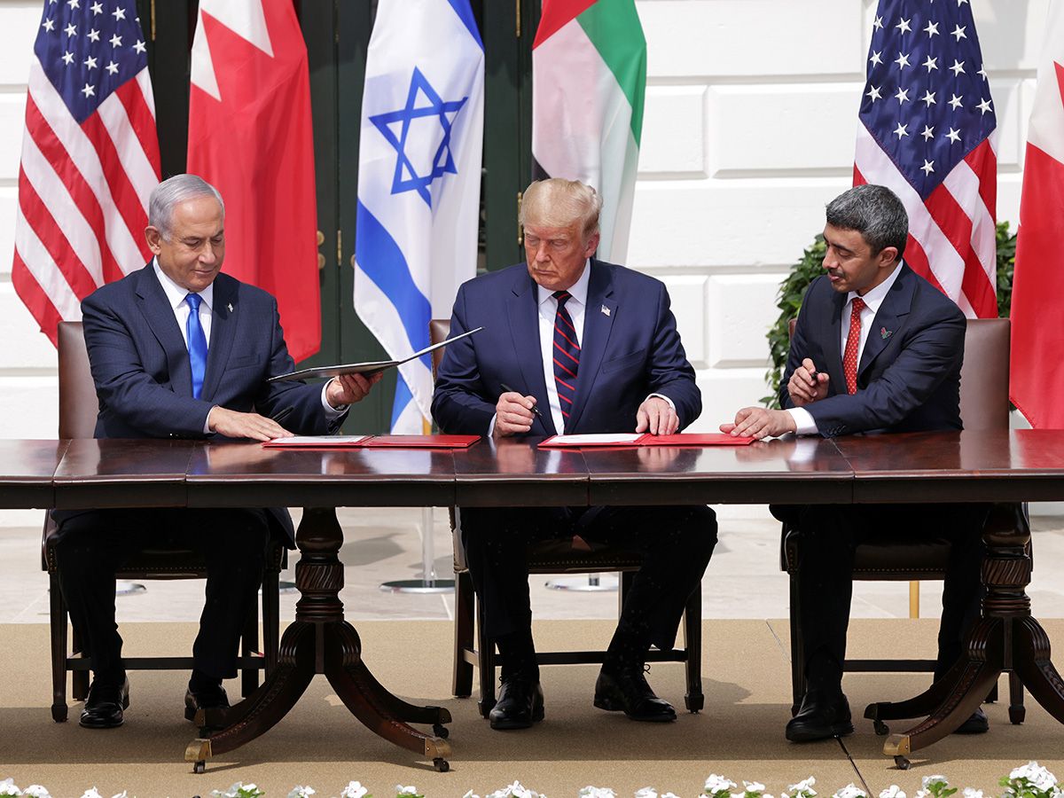 Trump tells Arab countries to sign on to Abraham Accords as part of an Iran peace deal