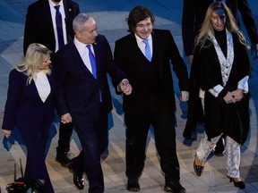 Benjamin Netanyahu and Javier Milei