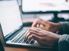 Person using a computer