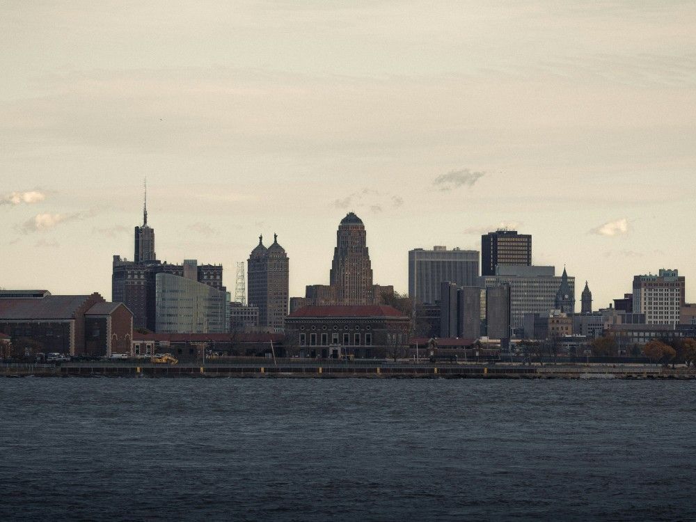  Fort Erie, Ont., from across the Niagara River.