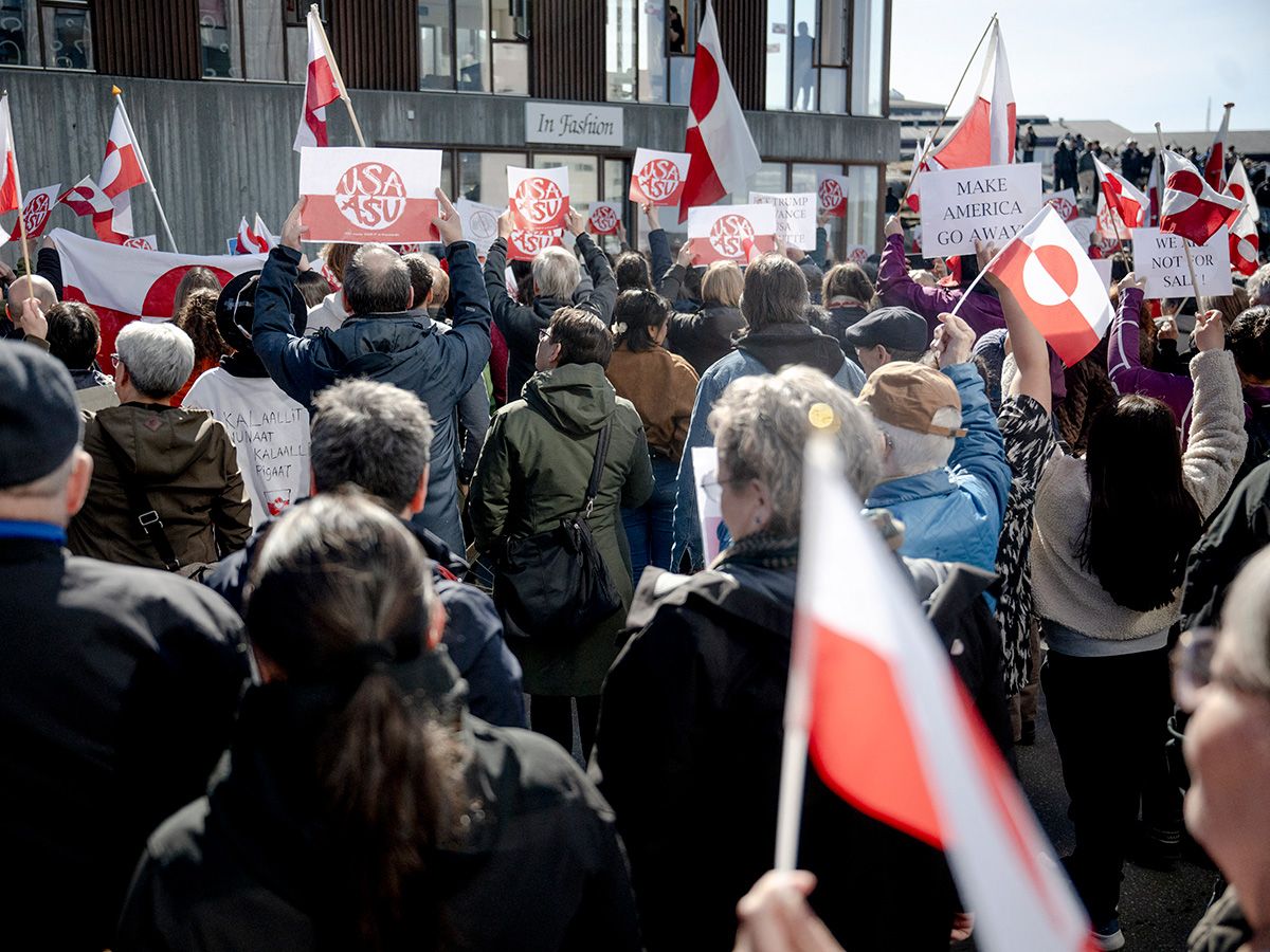 Greenland protesters chant ‘USA go home’ after new U.S. consulate is inaugurated