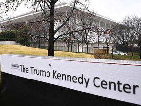 Outside view of Kennedy Center for the Performing Arts.