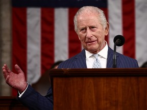 King Charles III addresses Congress.