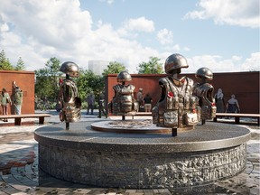 Design of Afghan war memorial in Ottawa