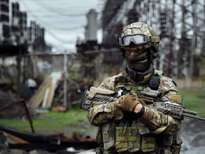 A Russian soldier