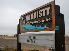 Hardisty sign