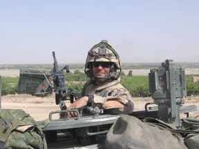 A soldier in Afghanistan