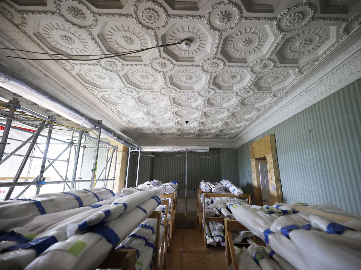  A dinning room inside 24 Sussex, the official residence of the Prime Minister of Canada, in Ottawa June 25, 2026.