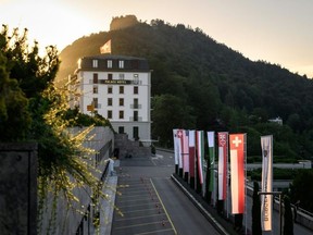 The Palace Hotel was built in 1903 at the Burgenstock resort in Switzerland’s Nidwalden canton.
