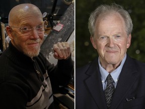 Composite image of Bruce MacKinnon and Vaughn Palmer
