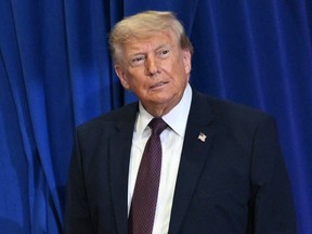 U.S. President Donald Trump arrives to speak during a visit to the Mack Trucks manufacturing facility in Macungie, Pennsylvania, on June 23, 2026.