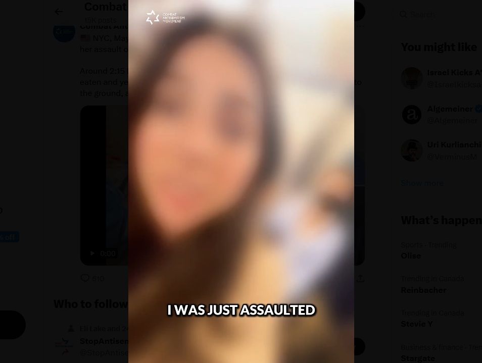 Jewish woman from Montreal recalls being choked, beaten on New York subway train