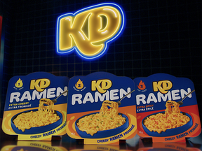 3 varieties of KD Ramen