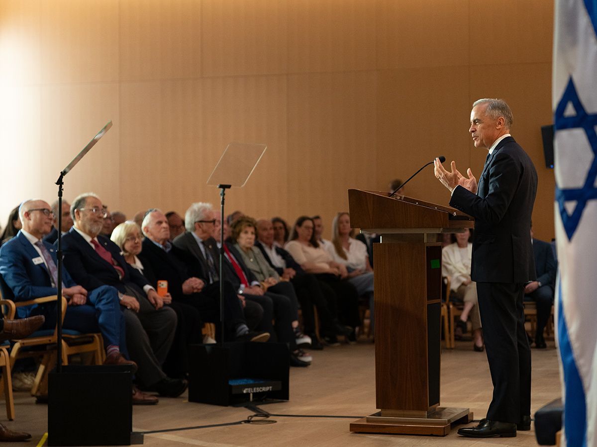 How the synagogue audience reacted to Mark Carney’s ‘covenant’ speech on antisemitism