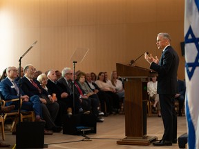 Mark Carney and audience.