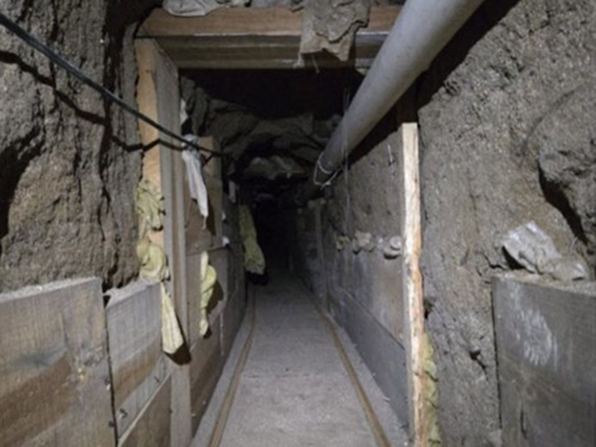 U.S. uncovers huge drug tunnel crossing border with Mexico along with more than 1,000 kg of cocaine