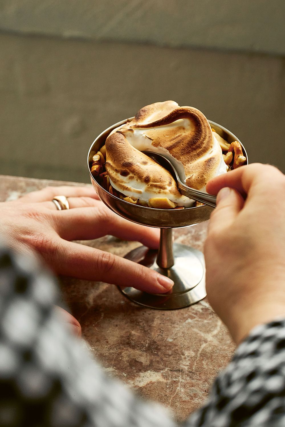 Lazy baked Alaska