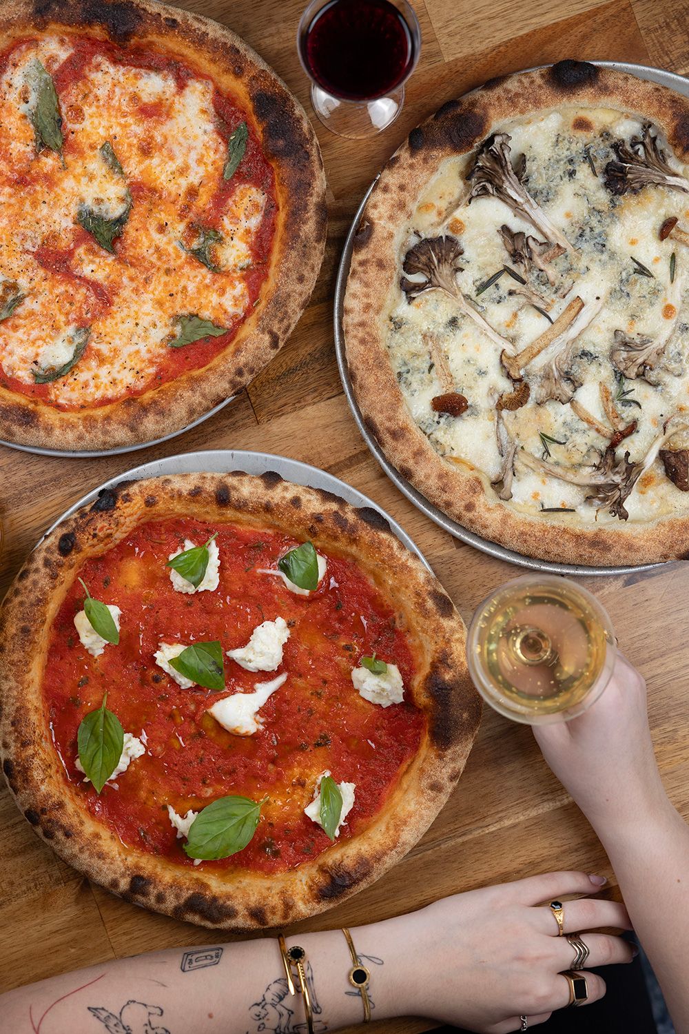 Pizzas at Lou Pécou in Halifax