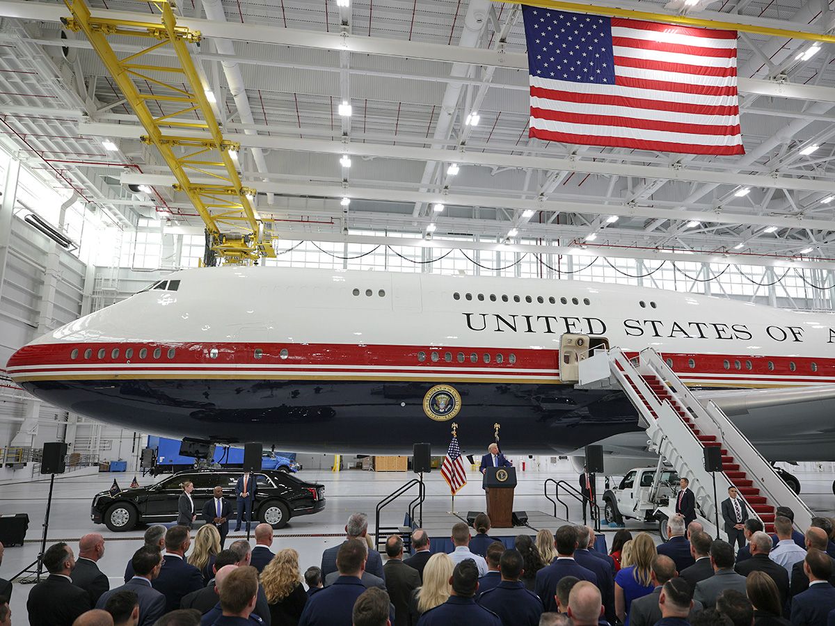 A ‘flying White House’: Trump unveils Qatar-gifted plane to replace Air Force One