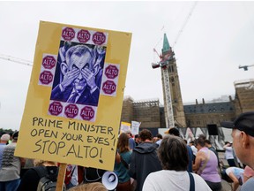 Protesters.