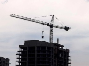 A number of GTA condo units are under construction and heading toward a market that has largely stopped absorbing them.